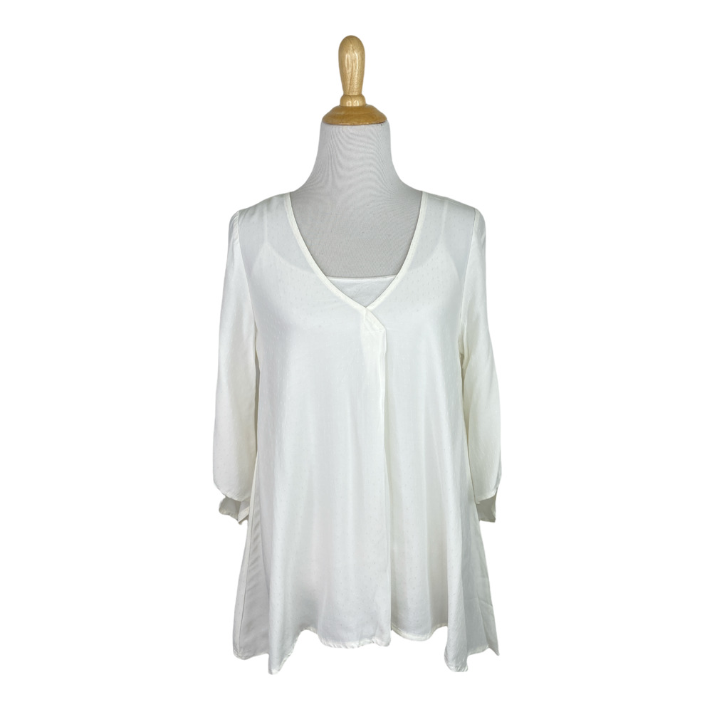 NEW Karen Kane Pleat Front Top Size Small